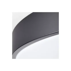 Brilliant Slimline Taklampa Metall Plast Svart Vit 34W 3800lm - 830-865 CCT | 490mm - Fjärrkontroll Dimbar