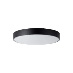 Brilliant Slimline Taklampa Metall Plast Svart Vit 34W 3800lm - 830-865 CCT | 490mm - Fjärrkontroll Dimbar