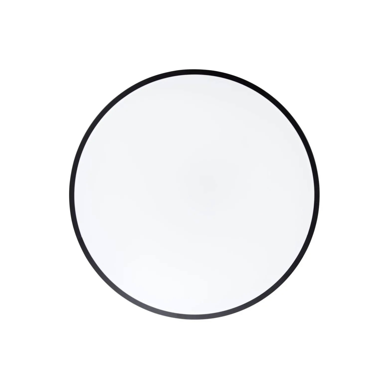 Brilliant Slimline Taklampa Metall Plast Svart Vit 34W 3800lm - 830-865 CCT | 490mm - Fjärrkontroll Dimbar