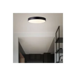 Brilliant Slimline Taklampa Metall Plast Svart Vit 34W 3800lm - 830-865 CCT | 490mm - Fjärrkontroll Dimbar
