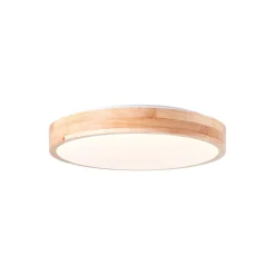 Brilliant Slimline Taklampa Metall Trä Plast Vit 22W 2400lm - 830 Varm Vit | 345mm
