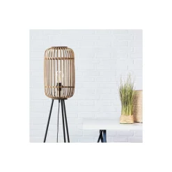 Brilliant Stolpebelysning Trärow Metall Bambu Brun | 450mm - Passande för 1x E27