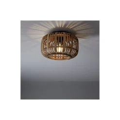 Brilliant Trärow Taklampa Metall Bambu Brun | 320mm - Passande för 1x E27