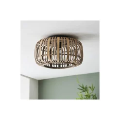 Brilliant Trärow Taklampa Metall Bambu Brun | 320mm - Passande för 1x E27