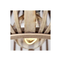 Brilliant Trärow Taklampa Metall Bambu Brun | 320mm - Passande för 1x E27