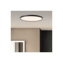 Brilliant Tuco Taklampa Plast Svart Vit 19W 2700lm - 827 Extra Varm Vit | 294mm - 3-Stegs Dimbar