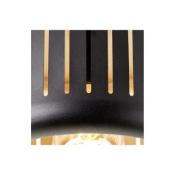 Brilliant Tyas Taklampa Metall Svart Guld | 270mm - Passande för 1x E27