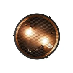 Brilliant Zois Taklampa Metall Svart | 420mm - Passande för 2x E27