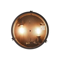 Brilliant Zois Taklampa Metall Svart | 340mm - Passande för 2x E27