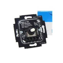 Busch-Jaeger 6523U-102 Rotary LED Dimmer 6512-0-0334 2W -100W 50/60Hz