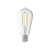 Calex Smart Tuya Wifi E27 Edison Filament 7W 806lm - 818-830 Justerbar Vit | Dimbar - Ersättare 60W