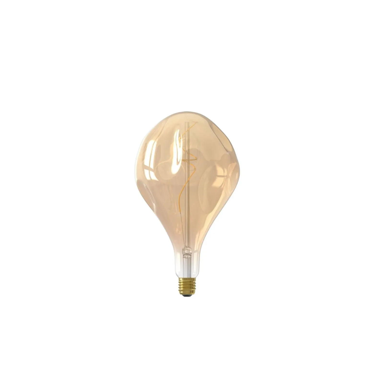 Calex XXL Organic Evo Guld LED E27 Filament 6W 300lm- 818 Extra Varm Vit | Dimbar