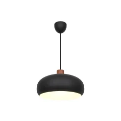 DFTP by Nordlux Aurelio Pendellampa Metall och Trä Svart | 420mm - Passande för E27