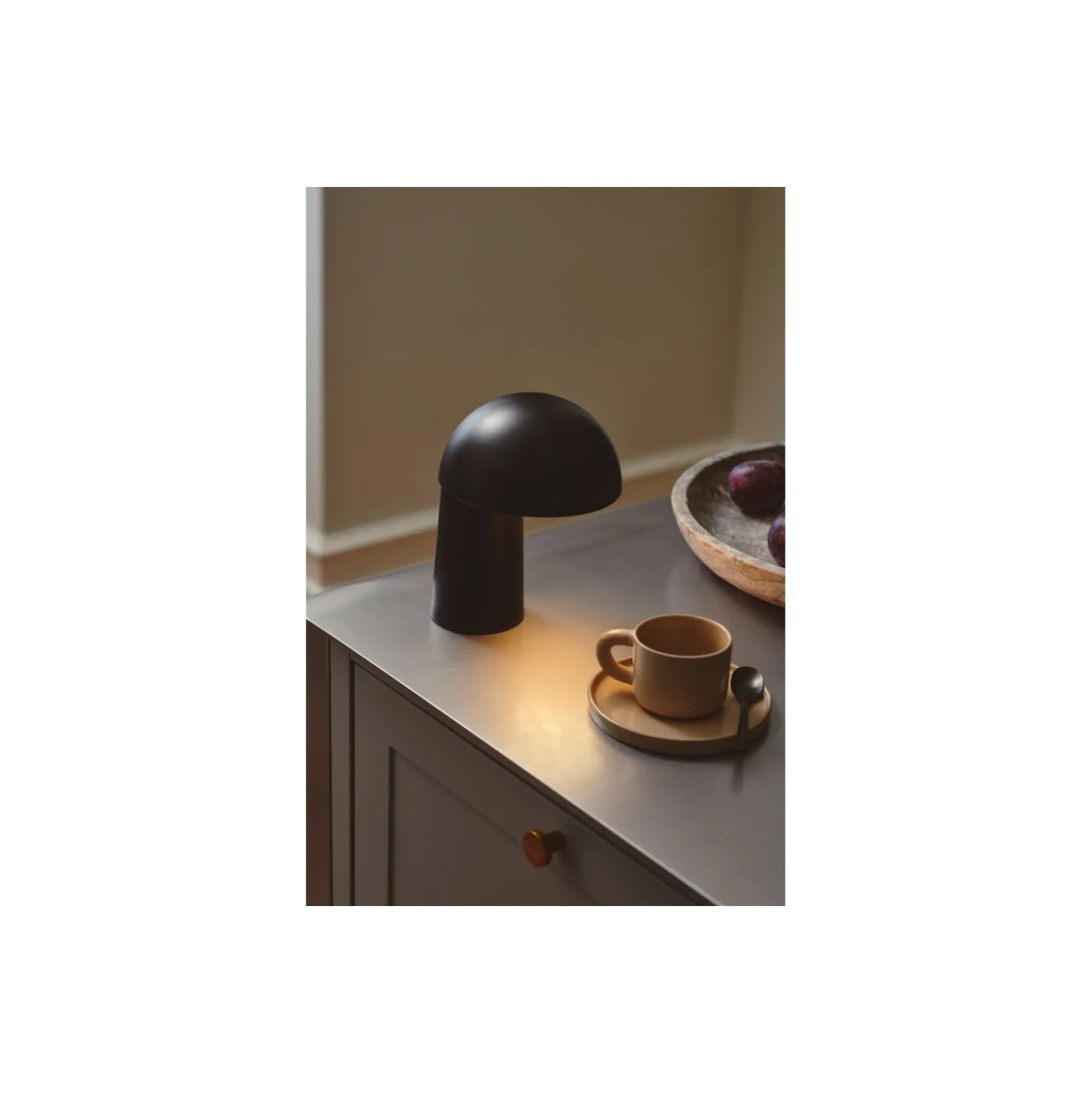DFTP by Nordlux Bordslampa Faye Metall Svart 1W 300lm - 827 Extra Varm Vit | 173mm - Touch Dimbar