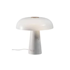 DFTP by Nordlux Bordslampa Glossy Marmor och Glas Vit | 320mm - Passande för 1x E27
