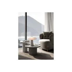 DFTP by Nordlux Bordslampa Glossy Marmor och Glas Vit | 320mm - Passande för 1x E27