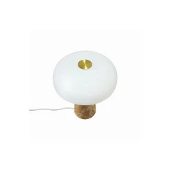 DFTP by Nordlux Bordslampa Glossy Marmor och Glas Beige | 220mm - Passande för 1x E14