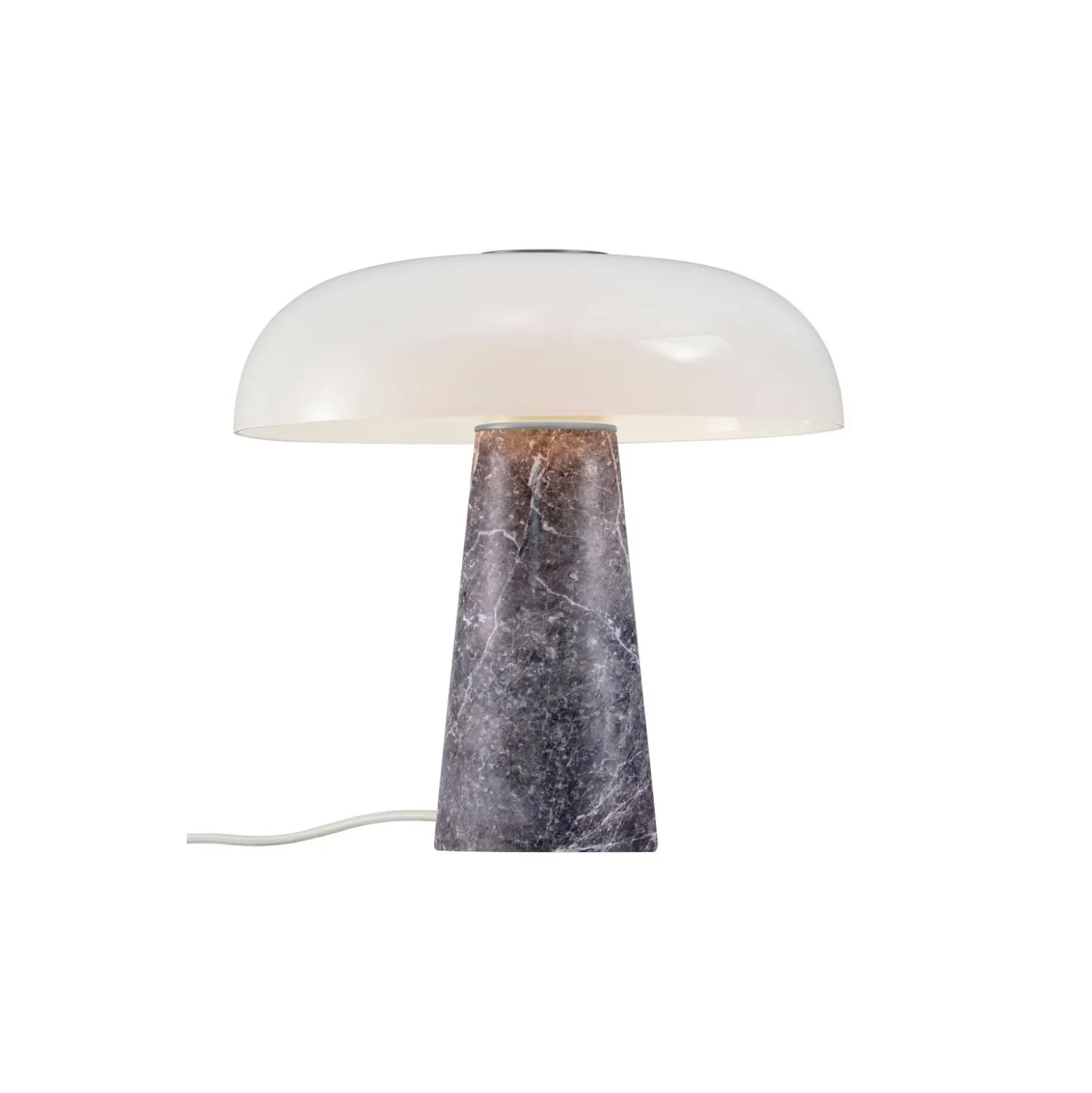 DFTP by Nordlux Bordslampa Glossy Marmor och Glas Grå | 320mm - Passande för 1x E27