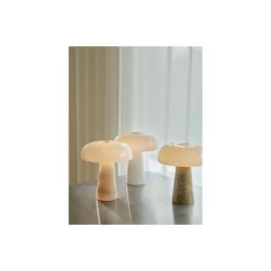 DFTP by Nordlux Bordslampa Glossy Marmor och Glas Vit | 220mm - Passande för 1x E14