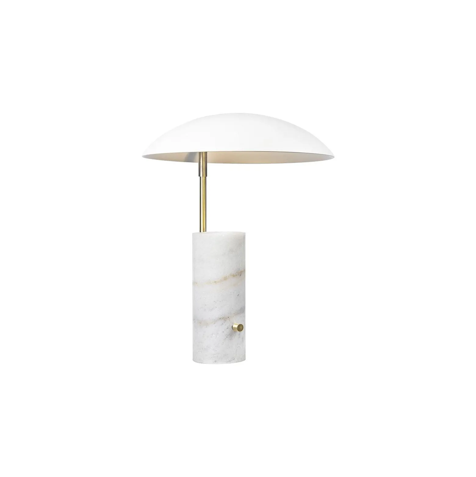 DFTP by Nordlux Bordslampa Mademoiselles Marmor och Metall Vit | Passande för 1x GU10