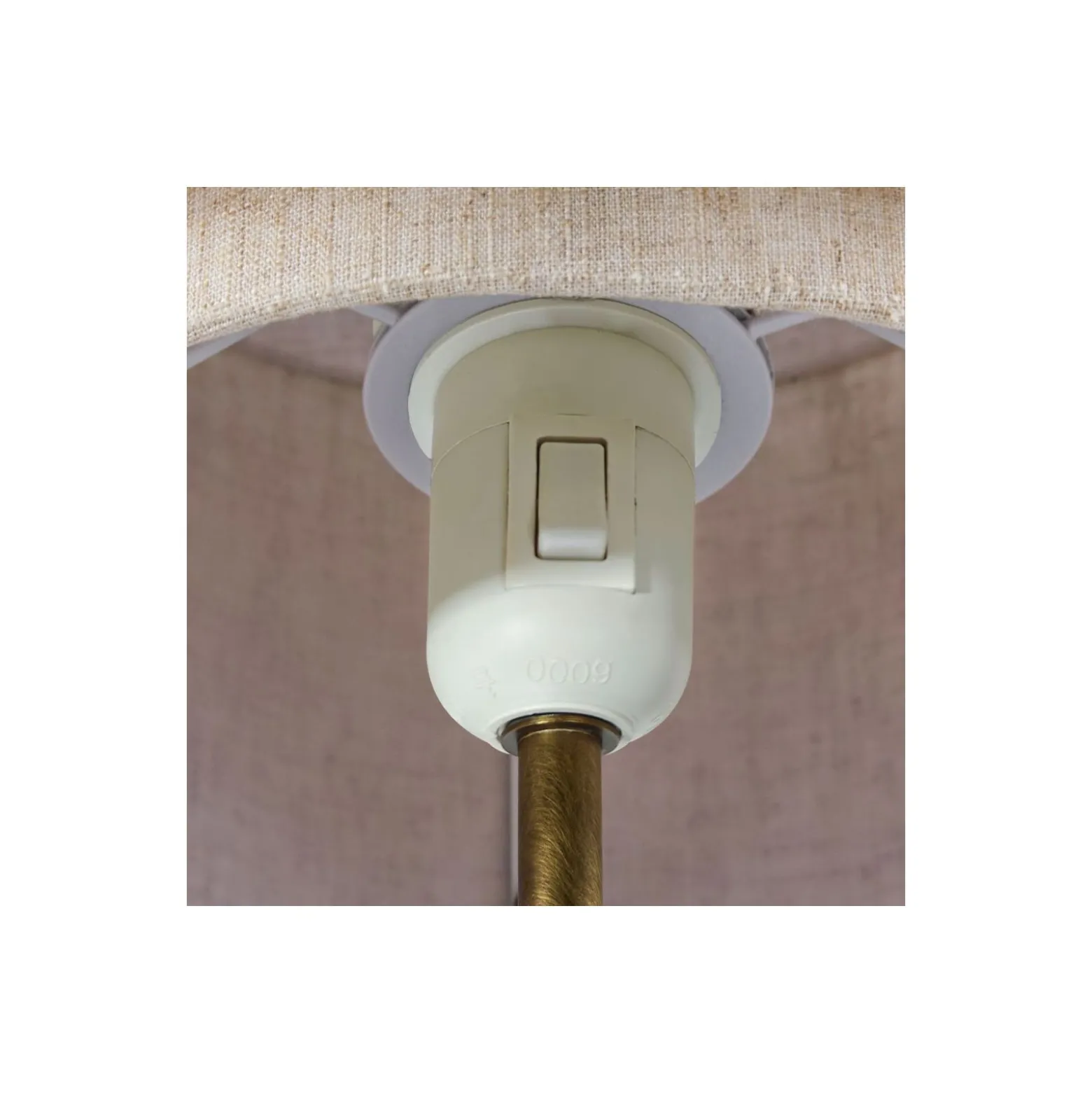 DFTP by Nordlux Bordslampa Takai Marmor och Textil Beige | Passande för 1x E27