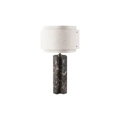 DFTP by Nordlux Bordslampa Takai Marmor och Textil Beige | Passande för 1x E27