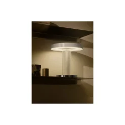 DFTP by Nordlux Bordslampa Trezzi Metall och Glas Vit 5W 225lm - 930 Varm Vit | Bästa Färgåtergivning - 3-Stegs Dimbar