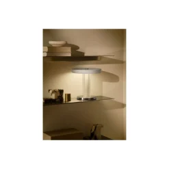 DFTP by Nordlux Bordslampa Trezzi Metall och Glas Vit 5W 225lm - 930 Varm Vit | Bästa Färgåtergivning - 3-Stegs Dimbar