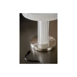 DFTP by Nordlux Bordslampa Trezzi Metall och Glas Vit 5W 225lm - 930 Varm Vit | Bästa Färgåtergivning - 3-Stegs Dimbar