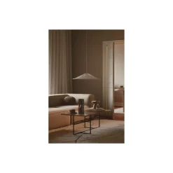 DFTP by Nordlux Hill 55 Pendellampa Textil och Metall Vit | 550mm - Passande för 3x E14