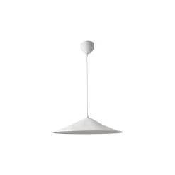 DFTP by Nordlux Hill 55 Pendellampa Textil och Metall Vit | 550mm - Passande för 3x E14