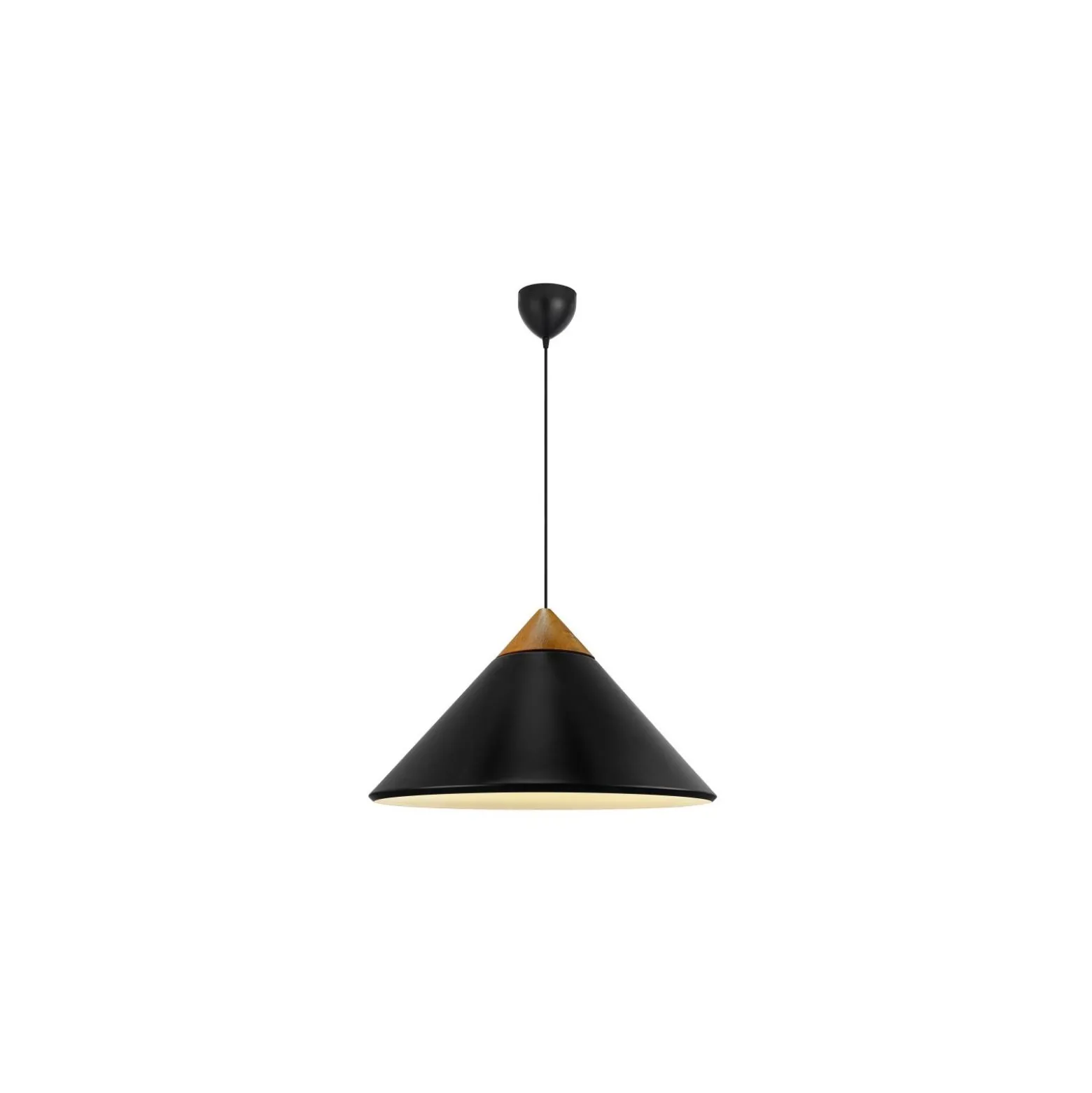 DFTP by Nordlux Kinto Pendellampa Metall och Trä Svart | 420mm - Passande för E27