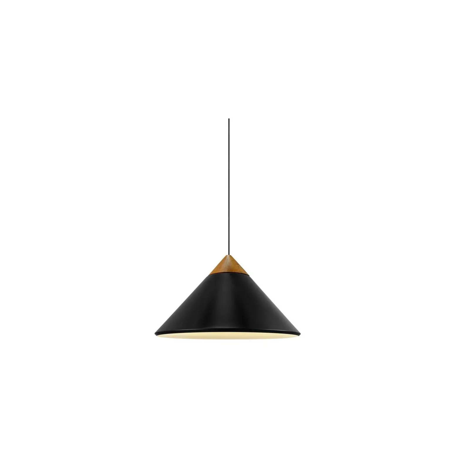 DFTP by Nordlux Kinto Pendellampa Metall och Trä Svart | 420mm - Passande för E27