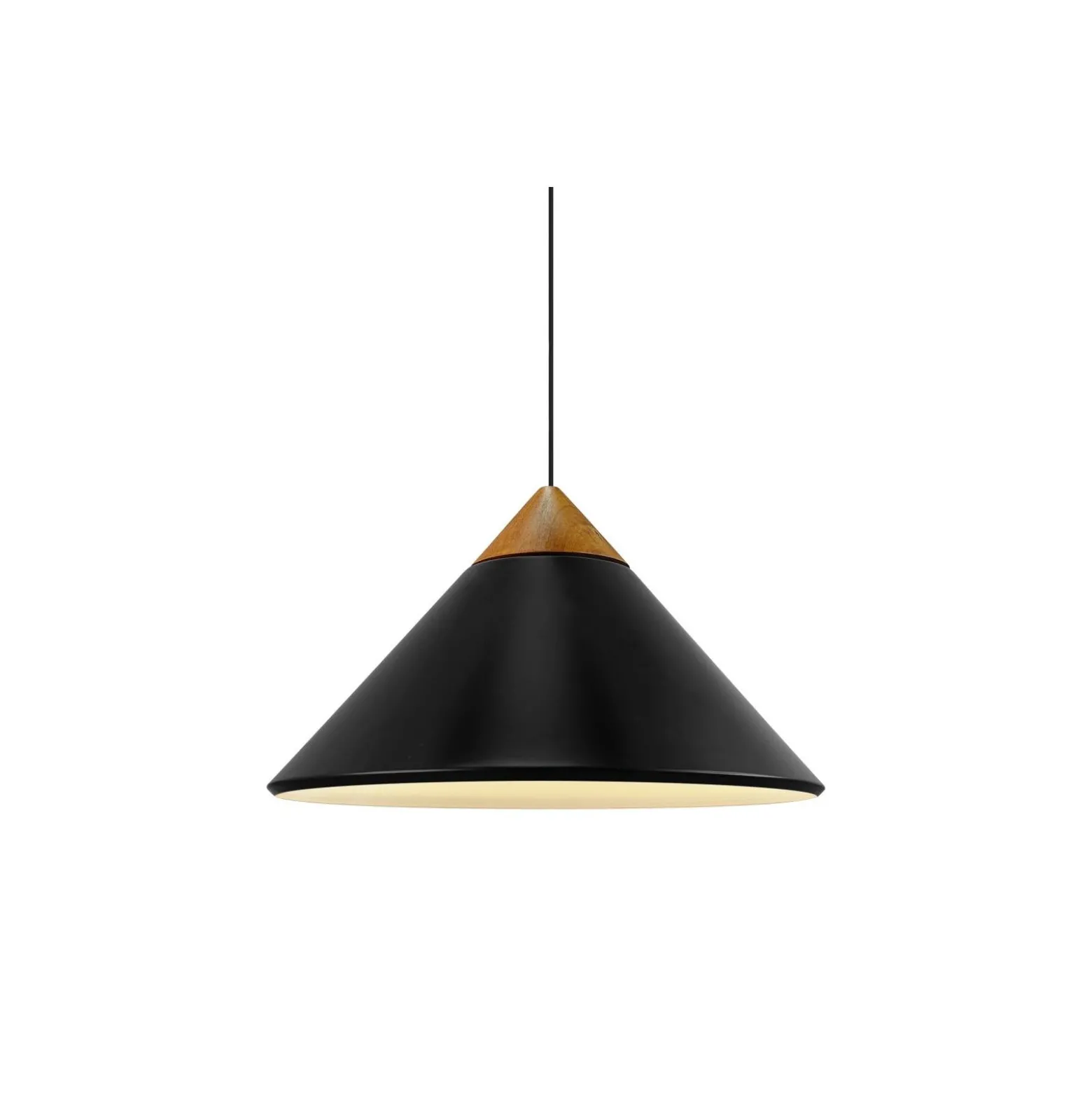 DFTP by Nordlux Kinto Pendellampa Metall och Trä Svart | 420mm - Passande för E27