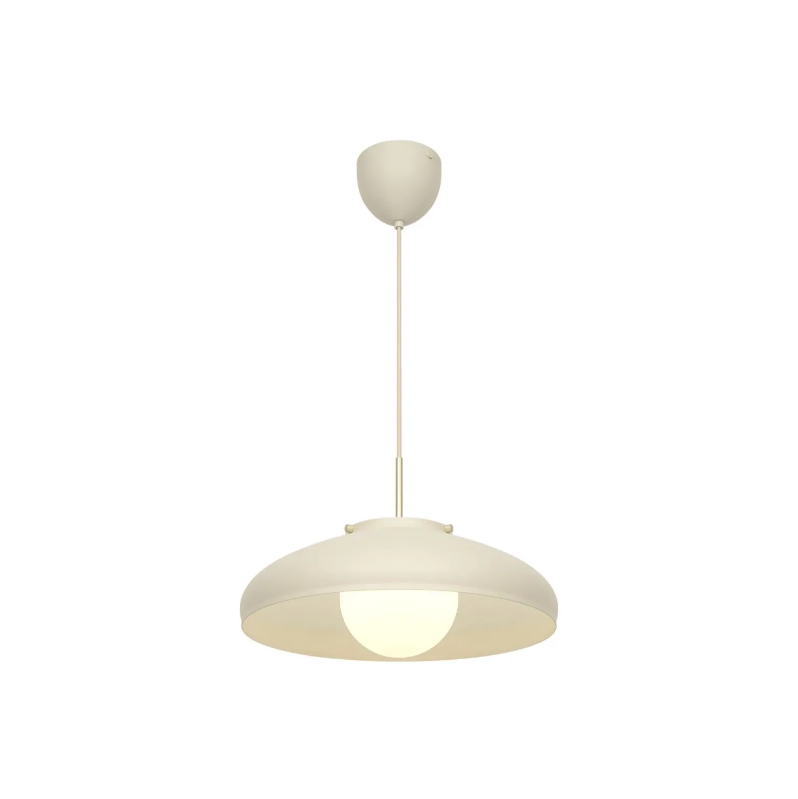 DFTP by Nordlux Latif Pendellampa Metall och Glas Beige | 400mm - Passande för E14