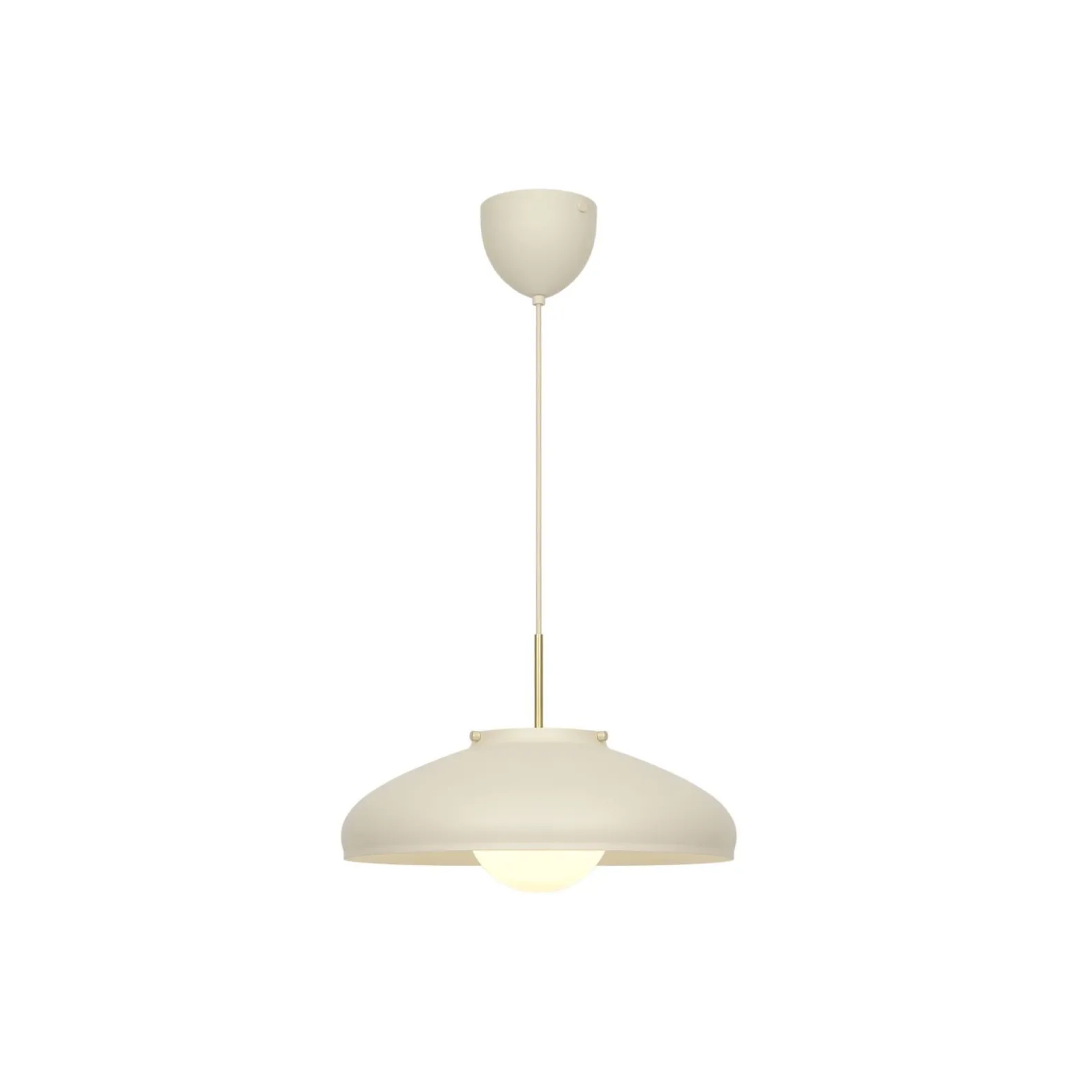DFTP by Nordlux Latif Pendellampa Metall och Glas Beige | 400mm - Passande för E14