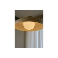 DFTP by Nordlux Latif Pendellampa Metall och Glas Beige | 400mm - Passande för E14