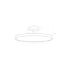 DFTP by Nordlux LED Pendellampa Kaito Metall Vit 24W 1840lm - 830 Varm Vit | Dimbar