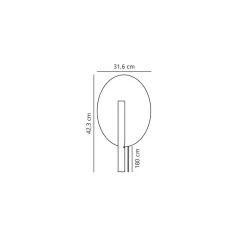DFTP by Nordlux LED Vägglampa Furiko Metall Svart | Passande för G9