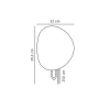 DFTP by Nordlux LED Vägglampa Spargo Metall Vit | Passande för E27