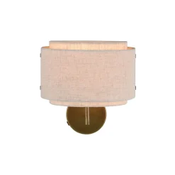 DFTP by Nordlux LED Vägglampa Takai Rostfritt Stål Beige | Passande för E27