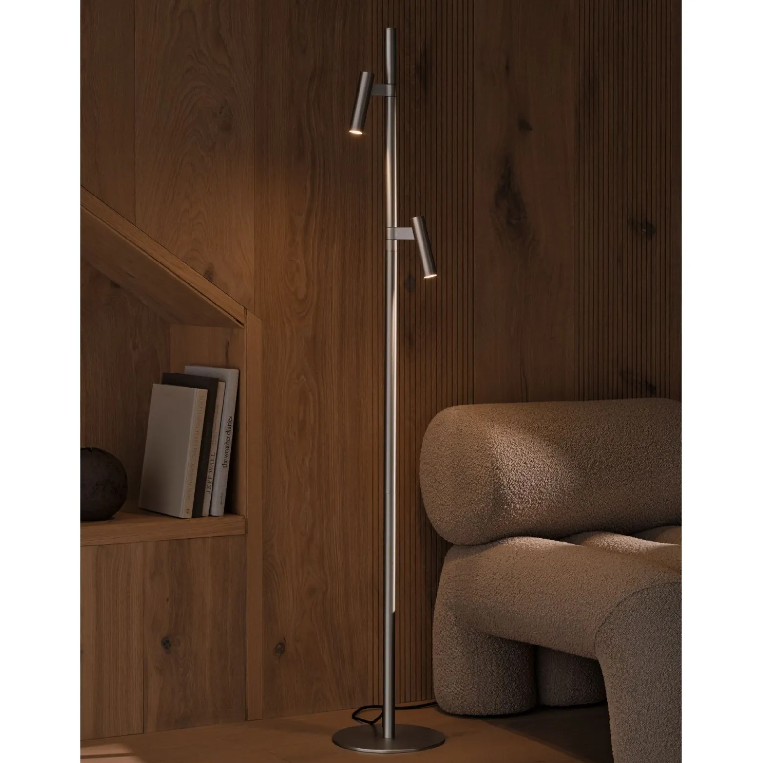 DFTP by Nordlux Makoto Golvlampa Krom | Passande för G9