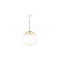 DFTP by Nordlux Navone 20 Pendellampa Glas och Metall Vit | Passande för E27