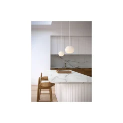 DFTP by Nordlux Navone 20 Pendellampa Glas och Metall Vit | Passande för E27