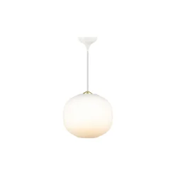 DFTP by Nordlux Navone 20 Pendellampa Glas och Metall Vit | Passande för E27