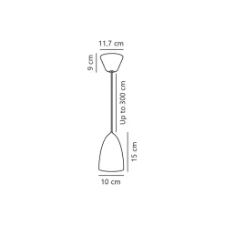 DFTP by Nordlux Nexus 2 Pendellampa Metall Svart | Passande för GU10
