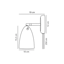 DFTP by Nordlux Nexus 2 Vägglampa Metall Svart | Passande för GU10