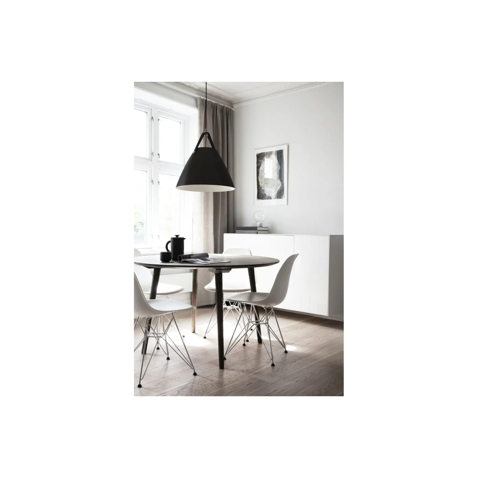 DFTP by Nordlux Pendellampa Strap 36 Svart - Metall | E27 Max 40W