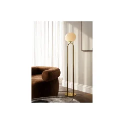 DFTP by Nordlux Shapes Golvlampa Glas och Metall Mässing | Passande för E27
