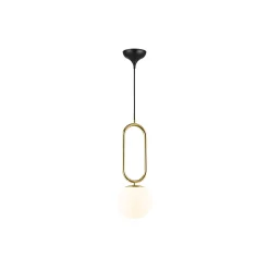 DFTP by Nordlux Shapes 27 Pendellampa Glas och Metall Mässing | Passande för E27